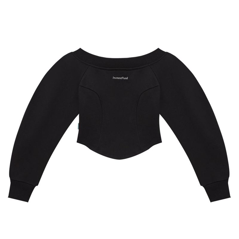 INSTANTFUNK（インスタントファンク）の「Off-the-shoulder sweatshirt（Tops）」
