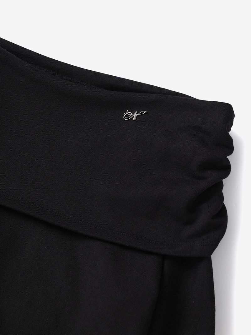 Drape symbol sweatshirts (Black)