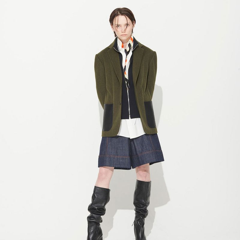 MOLLY DETACHABLE JACKET, KHAKI