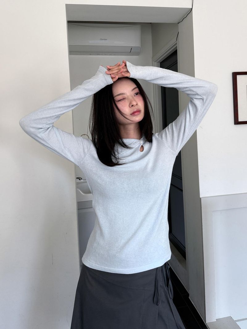 WOOHWA(ウファ)の「 BASIC BUTTON POLA(Tops)」