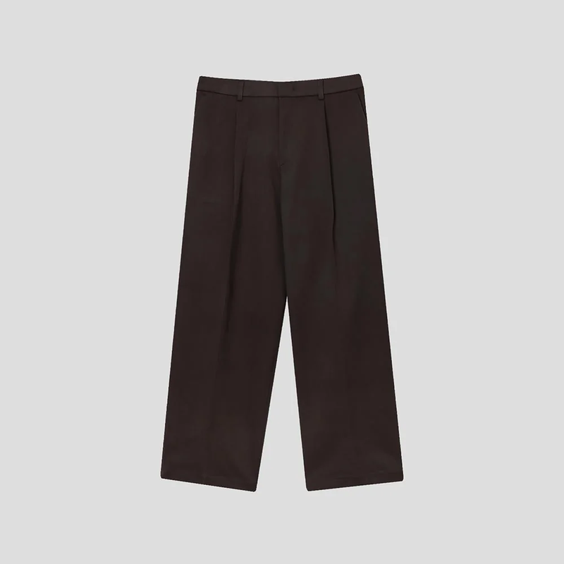 ASCLO Wool Herringbone Retro Jacket & Pants (Khaki Brown)
