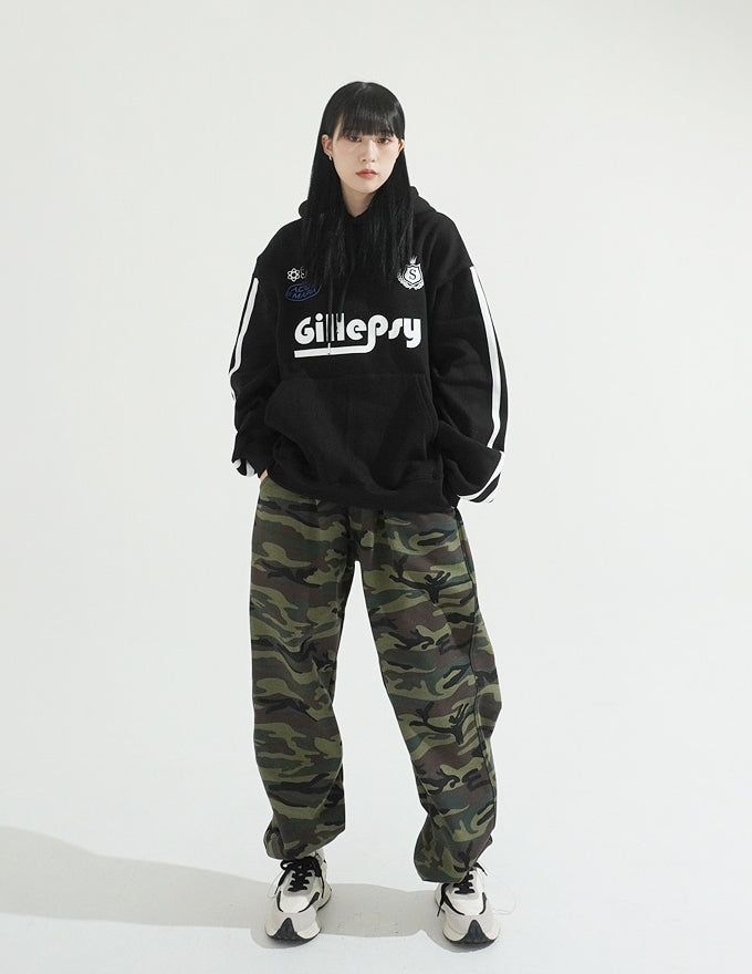 Camouflage Wide String Pants