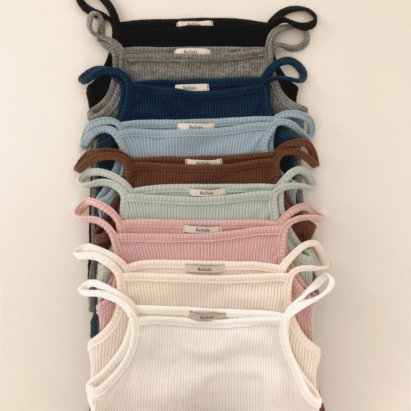 [BELLIDE MADE] CASTERA RIB KNIT CAMISOLE