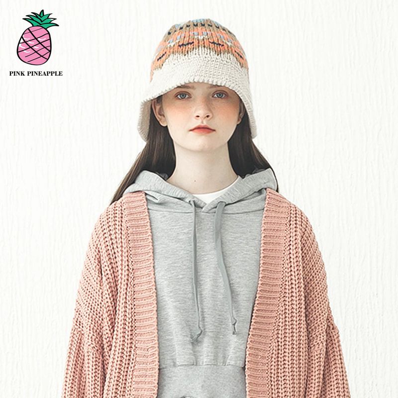PINK PINEAPPLE（ピンクパイナップル）の「ニット帽子（帽子）」