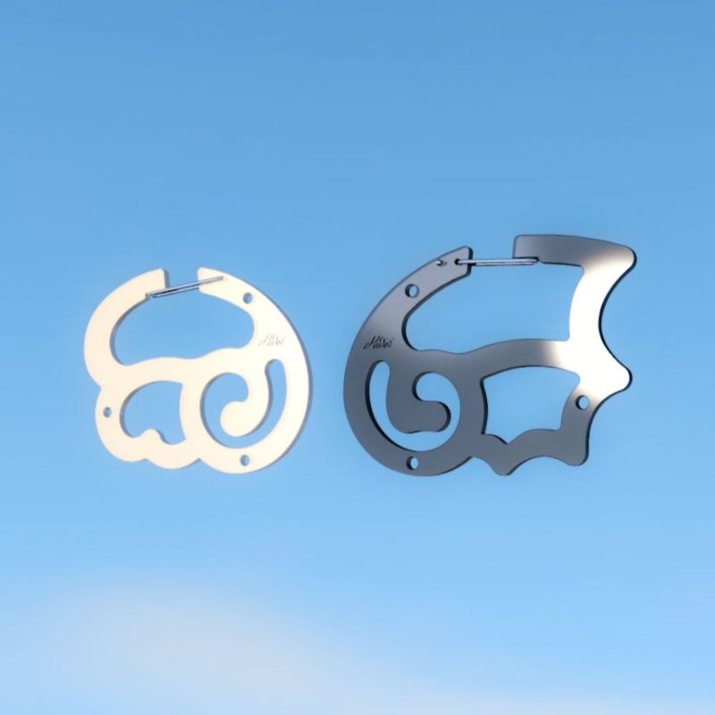 MUTOT（ムトット）の「空から カラビナ キーホルダー（雑貨/ステーショナリー）」