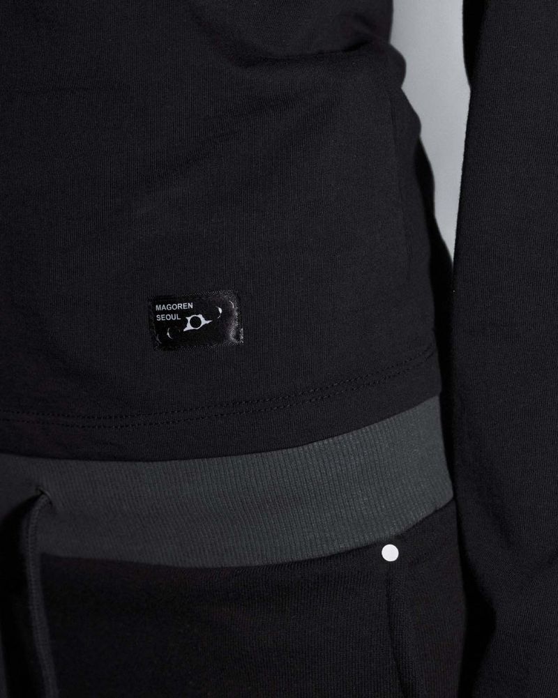 Jagiya Crew Neck Long Sleeve Black