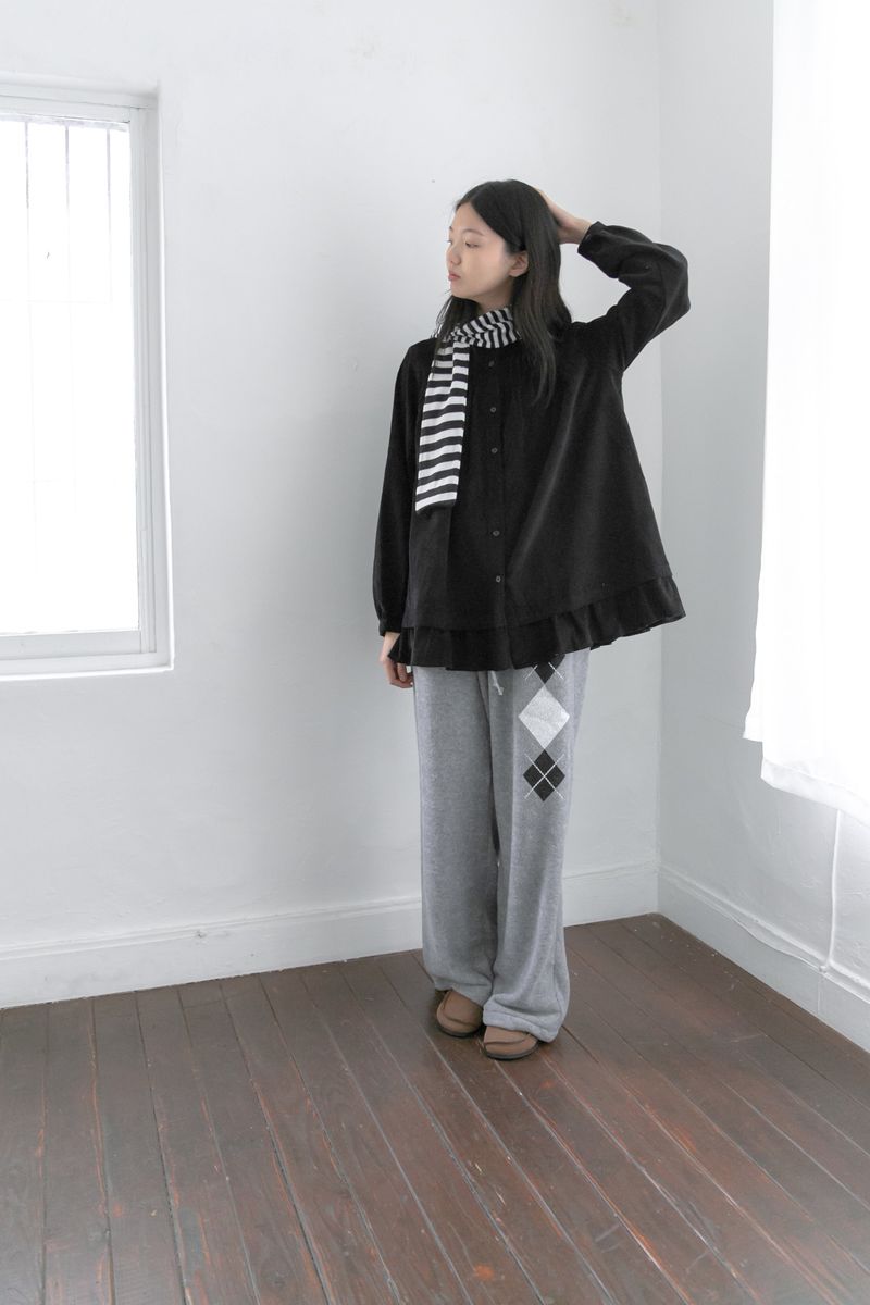 two stripe muffler(3colors)