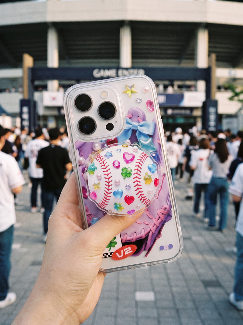 【MADE】Lucky charm club Smart Tok(glitter&acryl) / Pesto 33.