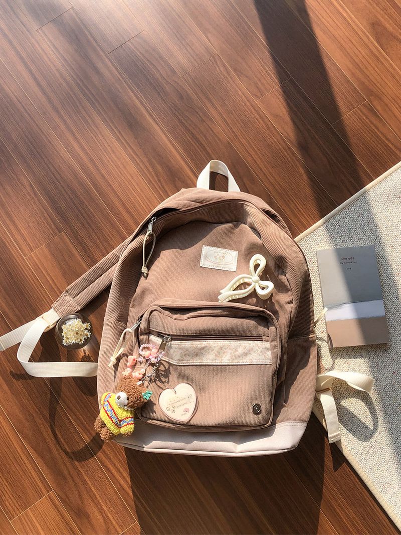 Bon voyage backpack_mocha brown
