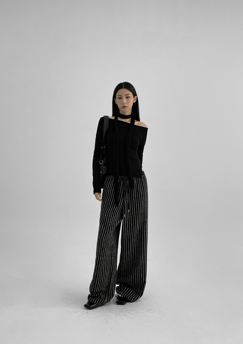 BLACKUP（ブラックアップ）の「[MADE] RATTY WOOL Fleece Stripe Banding Pants（Pants）」