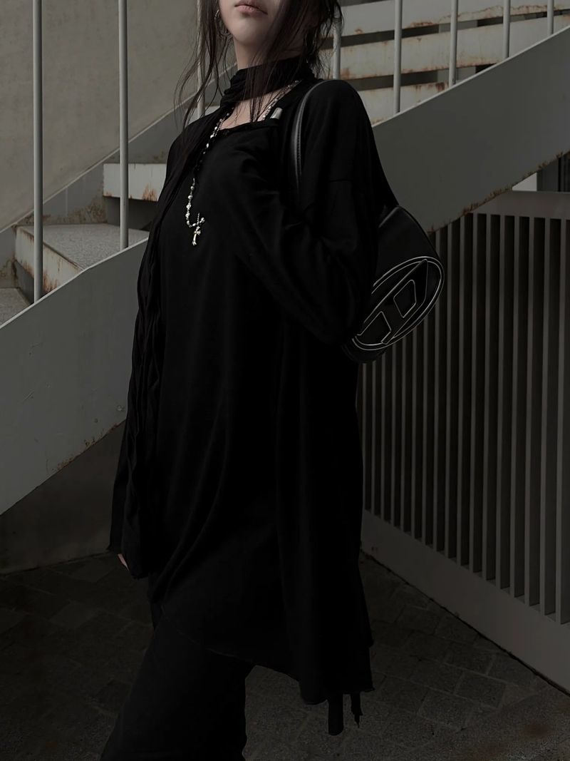 wrinkle pleated scarf (2color)