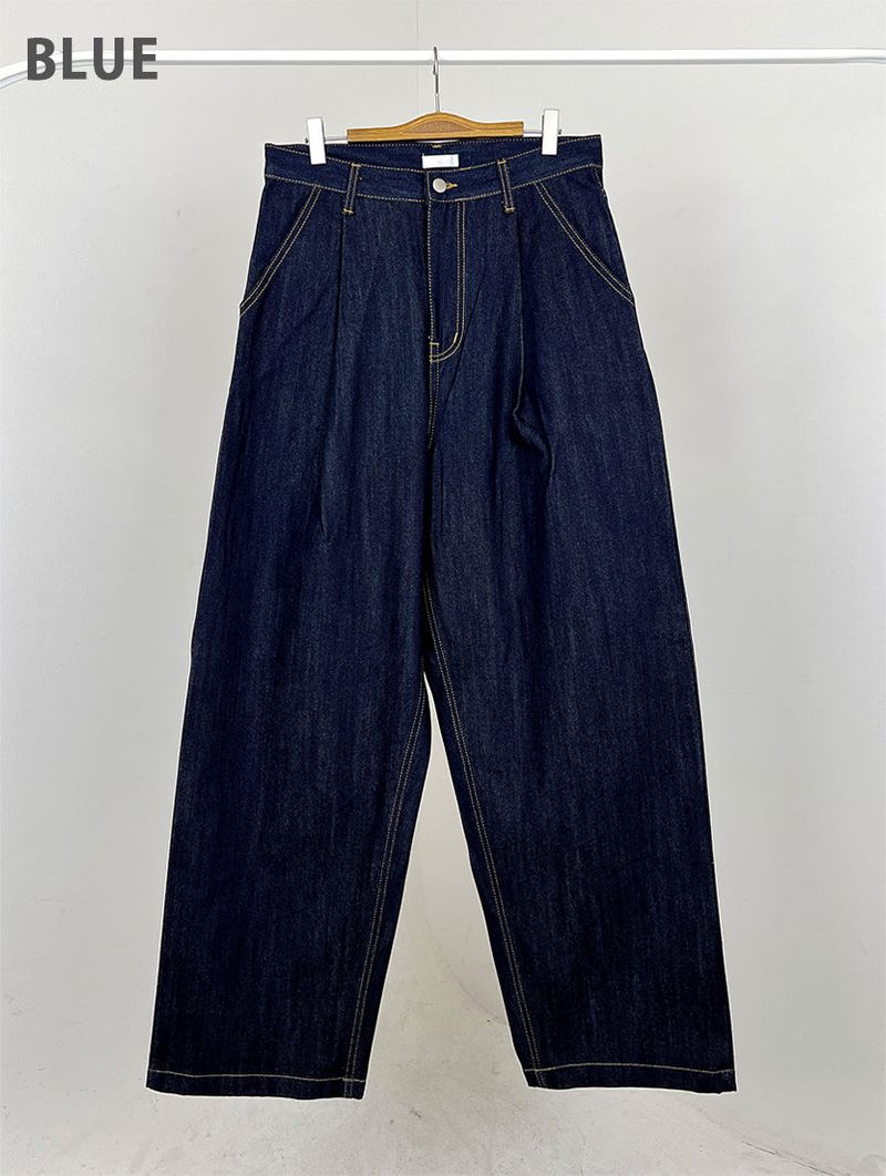 PINTUCK RAW JEANS (2C)