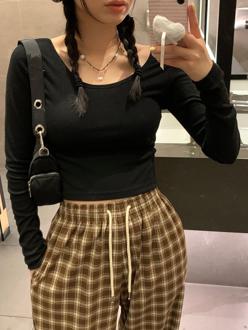[MADE] Vino Checkered Banded Waist Pants