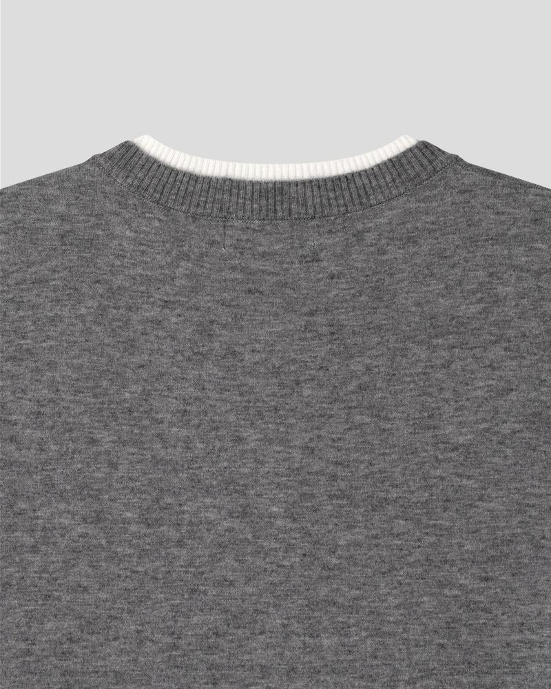 Eren Layered Henley Neck Knit