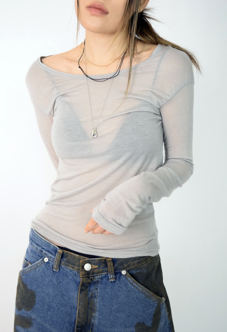 armpit shirring T(3color)