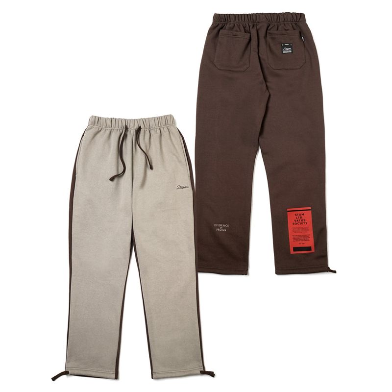 STIGMA（スティグマ）の「22 HALF COLOR FB HEAVY SWEAT JOGGER PANTS BEIGE BROWN（Pants）」