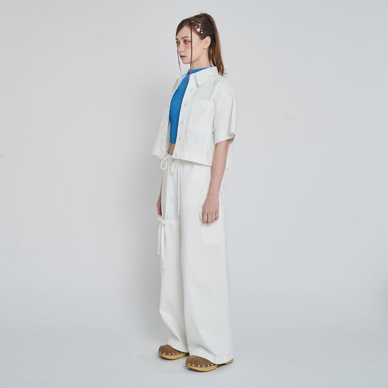 PIO COTTON WIDE PANTS_OFF WHITE