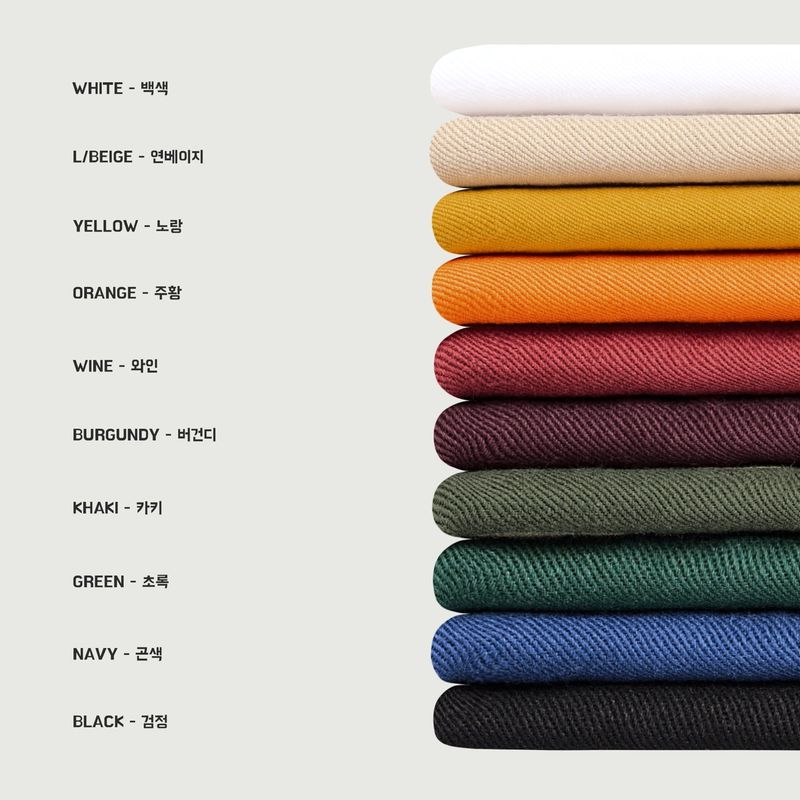 Washed cotton short pants 10COLOR