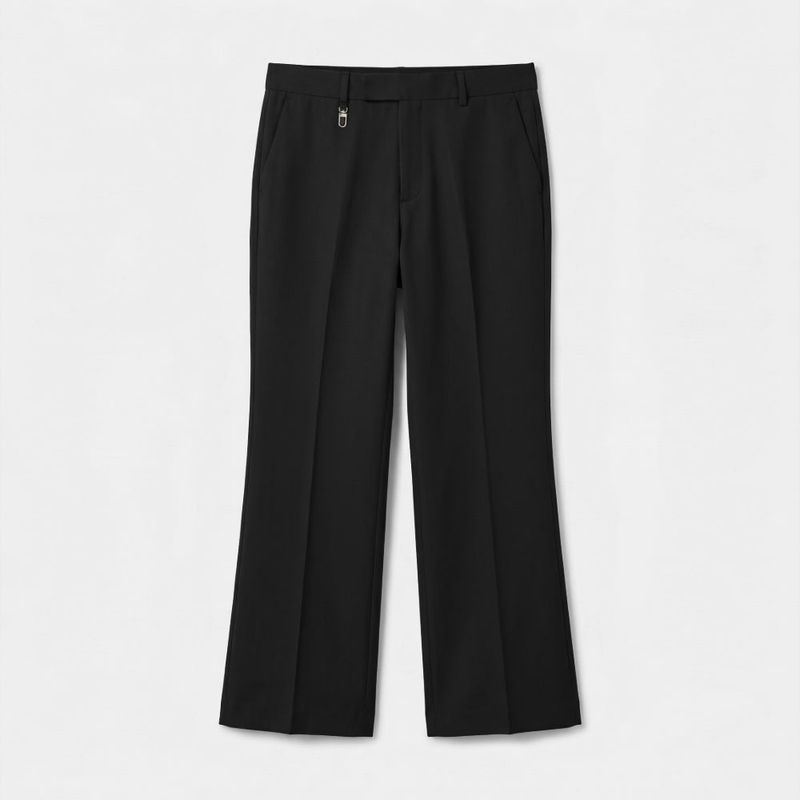 2way hidden extend bootcut slacks black