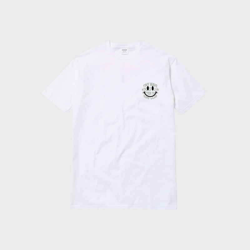 SMILE KOOKS CLUB TEE - OLIVE GREY