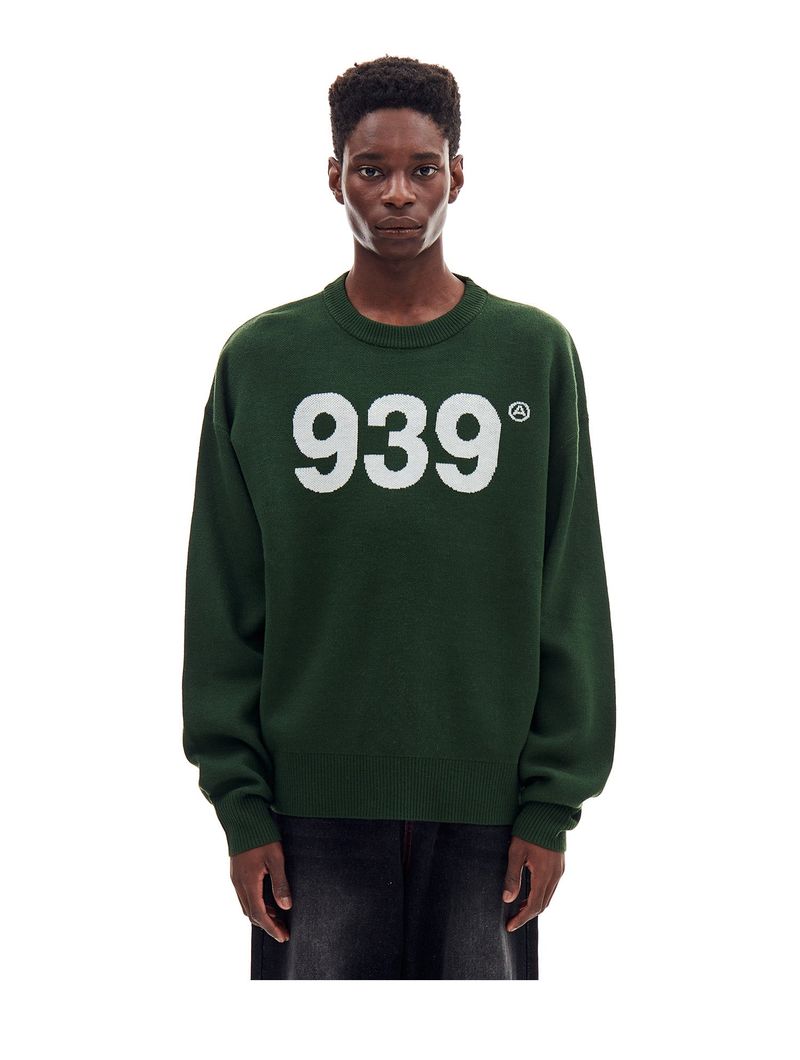 ARCHIVE BOLD(アーカイブボールド)の「939 LOGO KNIT (GREEN)(Tops)」