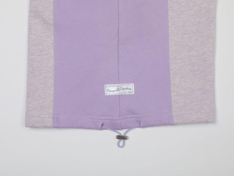PEACE STRING HALF SWEATPANTS (PURPLE)