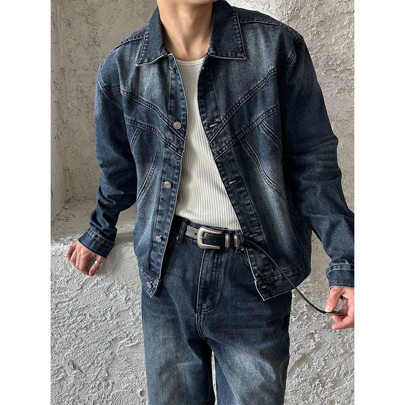 [F/W] Keep curve denim trucker jaceket