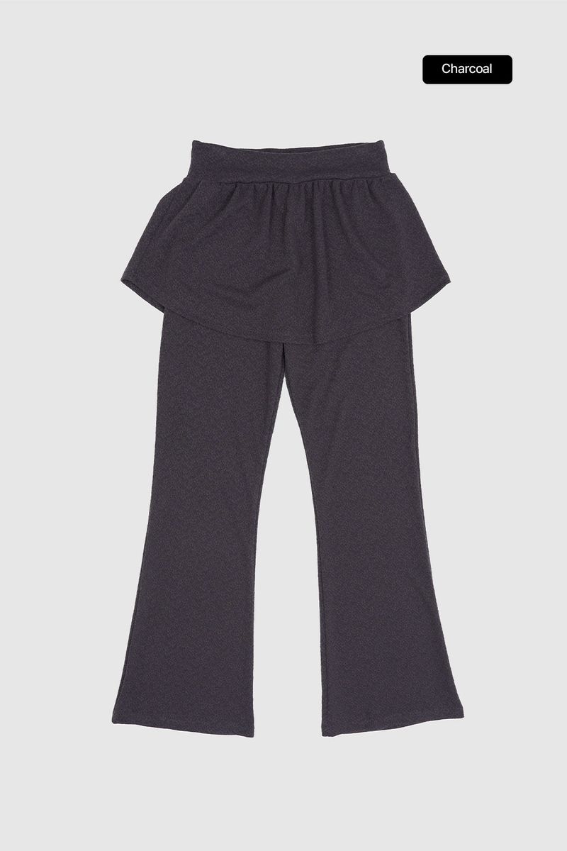 Caligo layered skirt pants