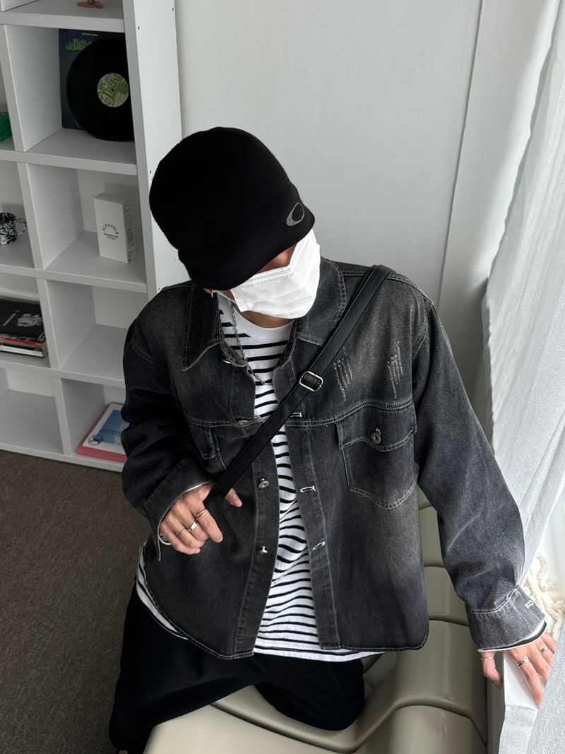 OW Washed Pocket Denim Shirt (2C)