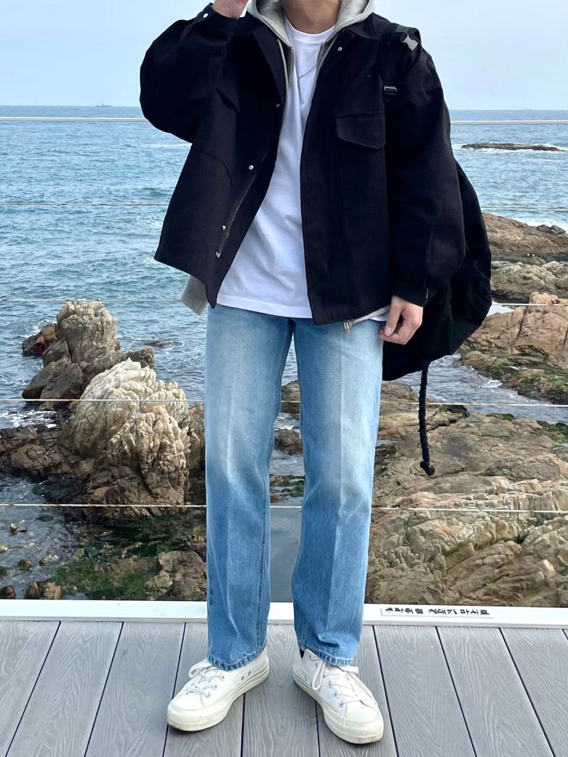 BRUSH SEMI DENIM PANTS(4COLOR)