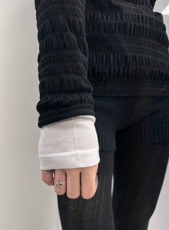 Wrinkle Fleece Turtle Sleeve