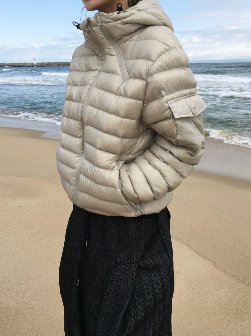 [Fill Power 600] Atomic Premium Down Hood Lightweight Padding (4c)