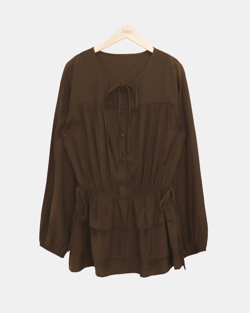 Roent V-Neck Tiered Layered Dress