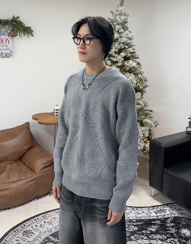 Tay Boucle Diamond Knit