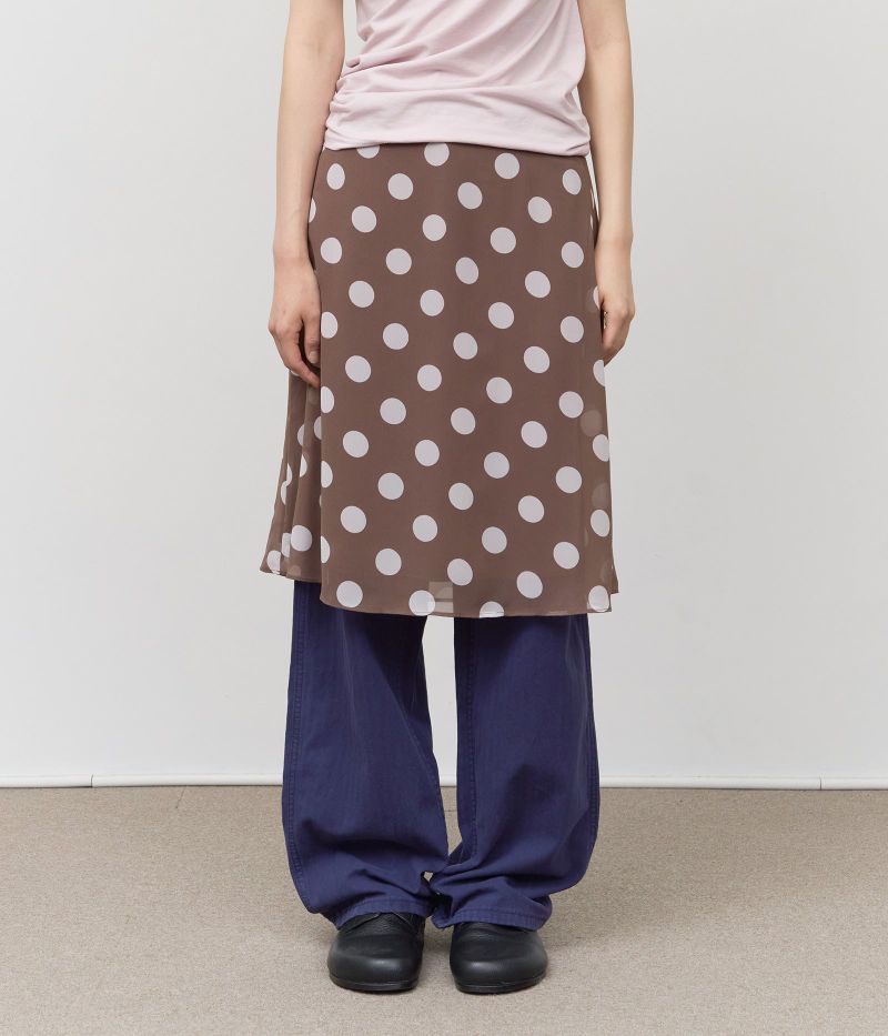 HIFIFNK(ハイファイファンク)の「(W) Cora Dot Chiffon Skirt(Skirts)」