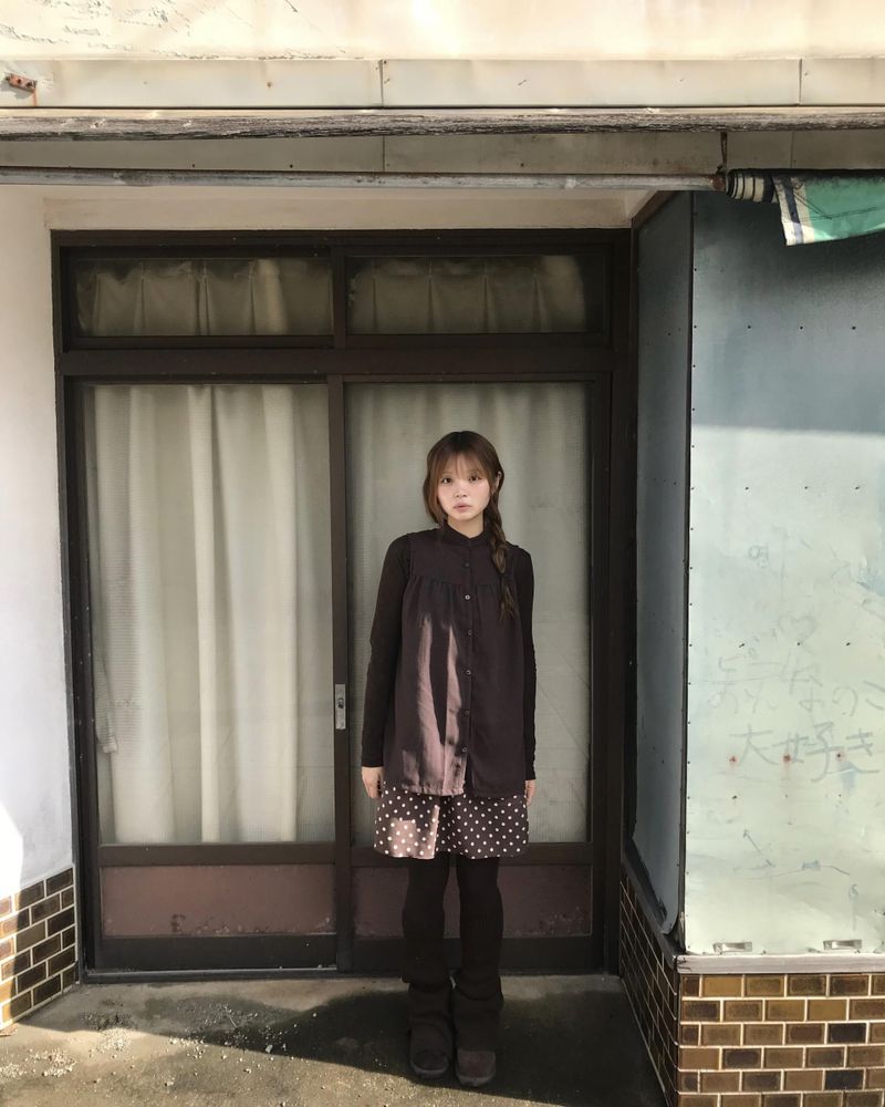 シルシ ドット レイヤード ワンピース( seezul made )