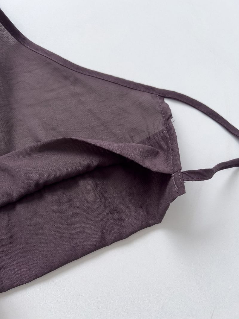 [Bustier SET] Light Halter See-through Blouse