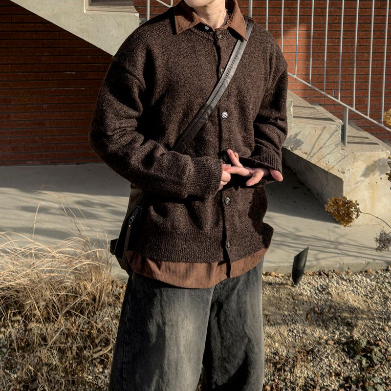 Lunet Wool Round Cardigan