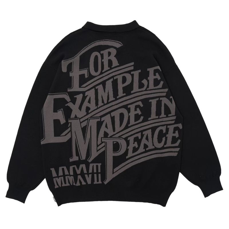EXAMPLE MADE IN PEACE POLO KNIT SHIRTS