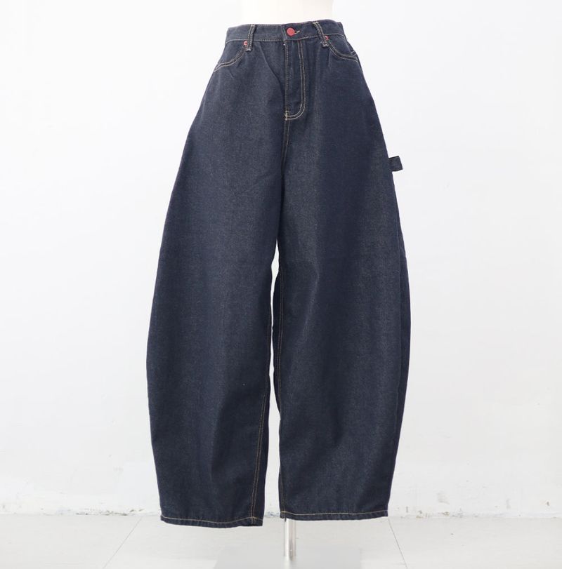 Lovehip Stitch Non-Fade Carpenter Balloon Pants