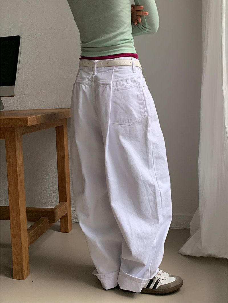 COTTON PINTUCK JEANS (2C)