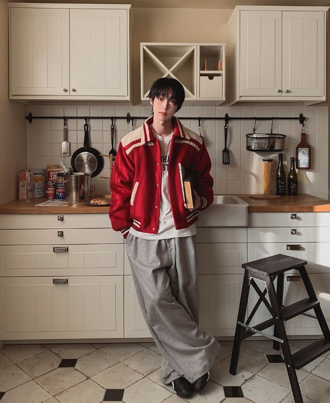 Nouz Pintuck Belted Balloon Brushed Sweatpants