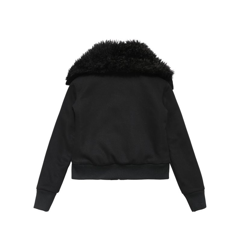 Elena Fur Collar Zip Jacket