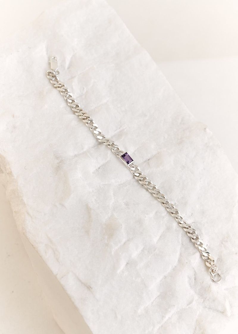 [MADE] Silver925_My Chain EM Stone_B (2colors)
