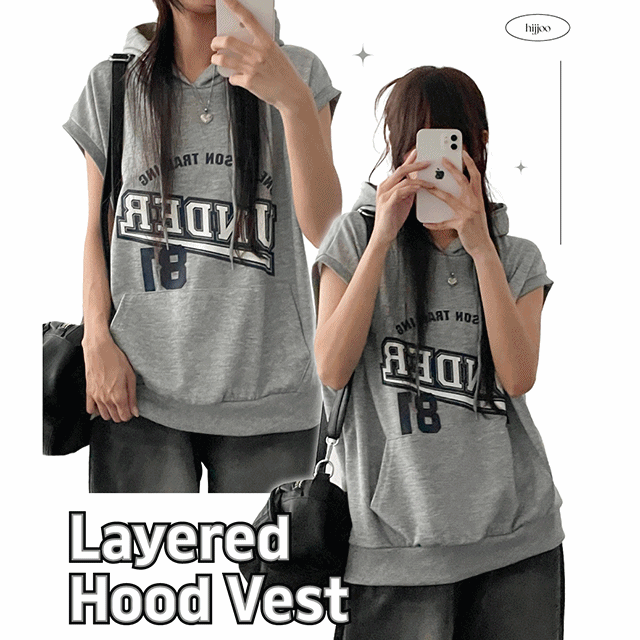 hijjoo（ハイチュー）の「a lit hooded vest（Tops）」