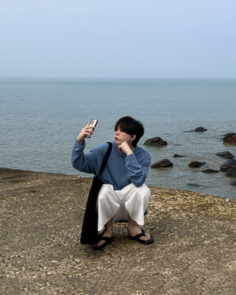Rok Linen Pintuck Bermuda Pants