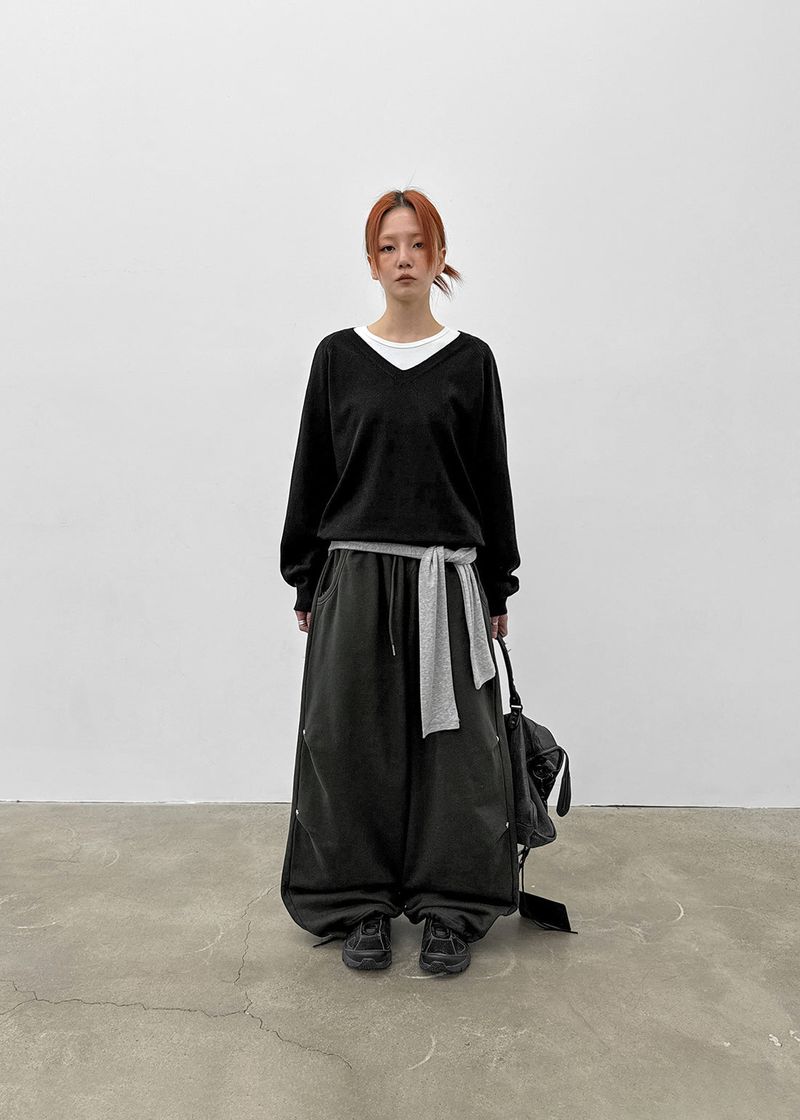 [MADE] Plbun Applique Banding Pants (Set Available)