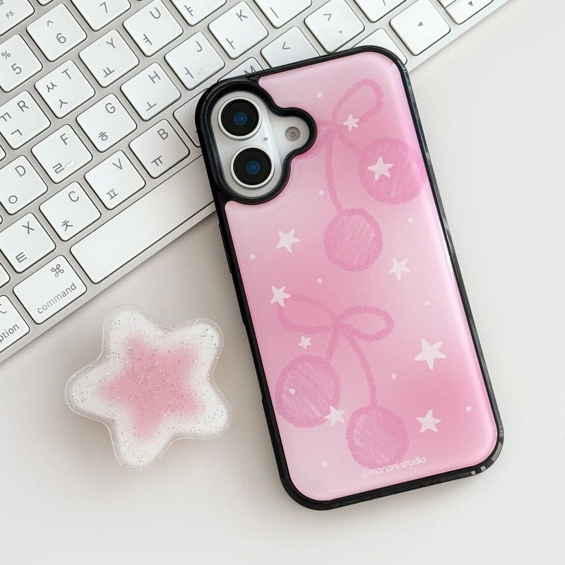 [Epoxy] Cherry boom Phone case (only case)