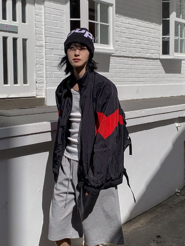 Kanso nylon track jacket