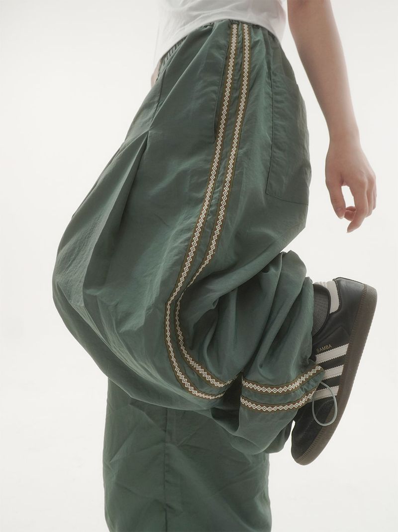 Poke jacquard track pants -3C